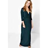 bottle green maxi dress uk